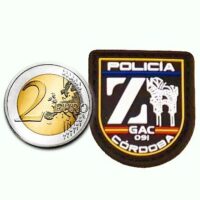 Parche pecho Policía Nacional