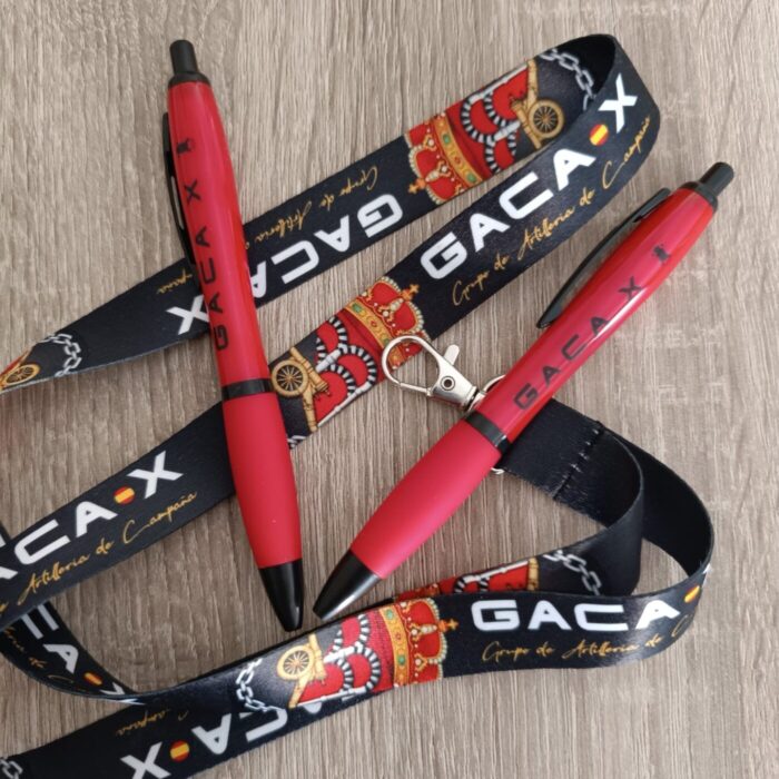 lanyard personalizado artillería gaca