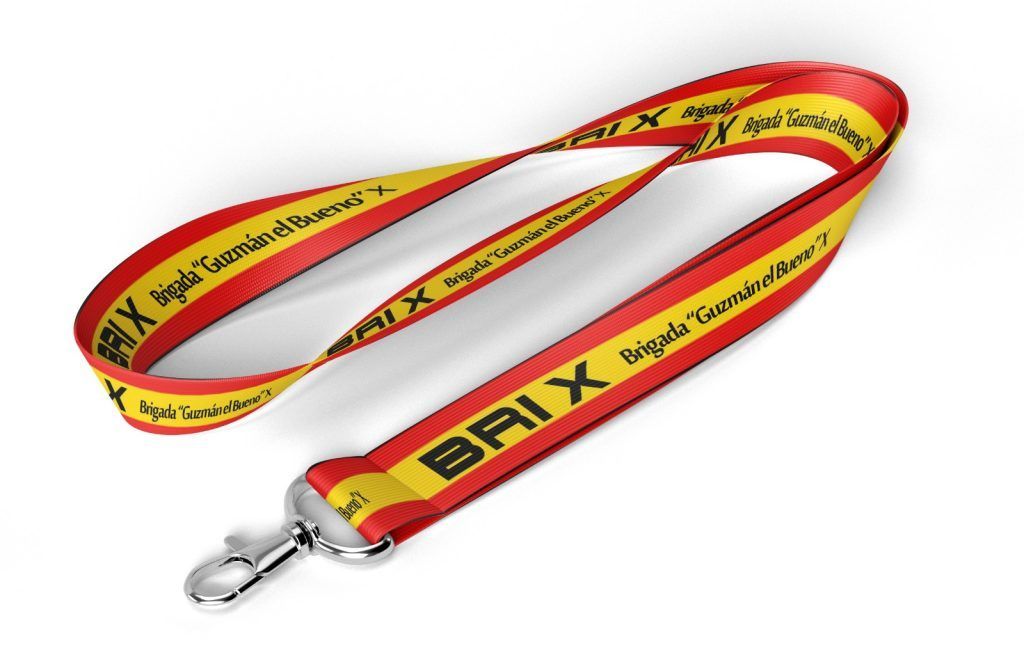 Lanyard personalizado españa ejército policía guardia civil bomberos