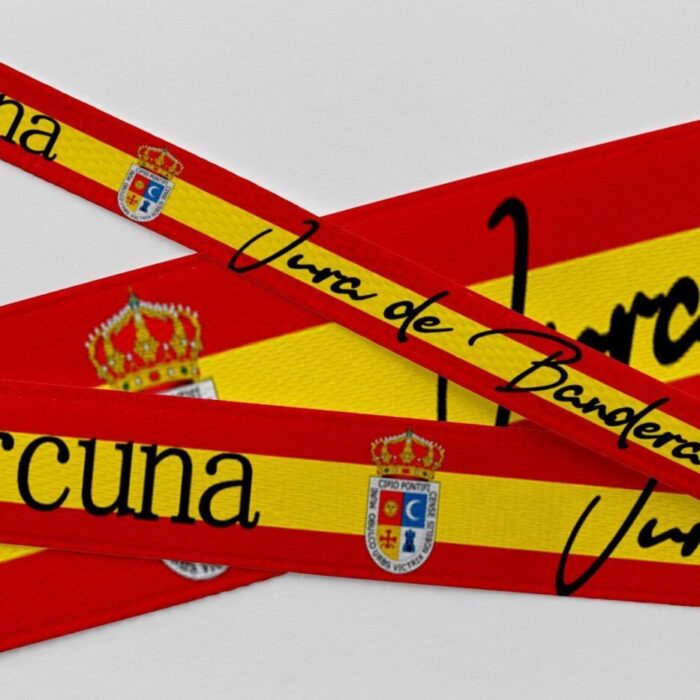 pulsera tela bordada tejida sublimada personalizada