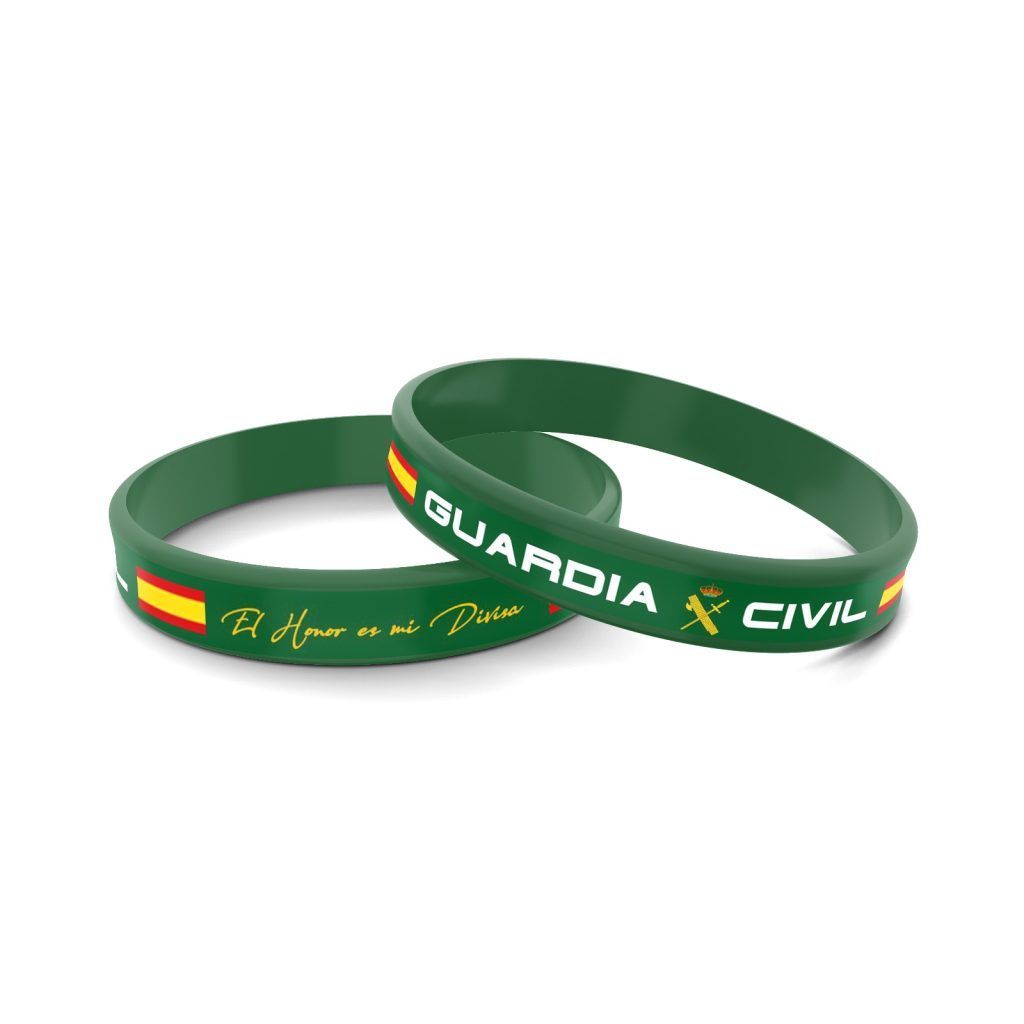 pulsera_silicona_guardia_civil_honor_es_mi_divisa_españa_benemérita