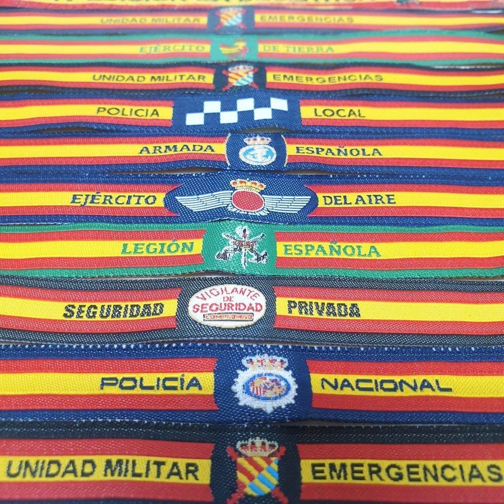 Pulseras de tela personalizadas