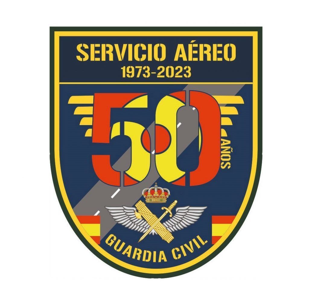 Parche Guardia Civil Servicio Aéreo - Bandera España