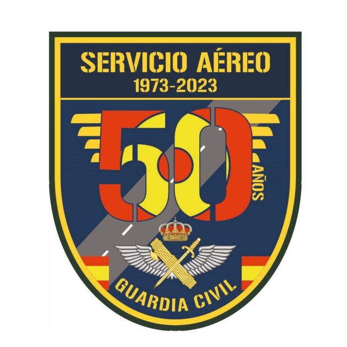 Parche Guardia Civil Servicio Aéreo - Bandera España
