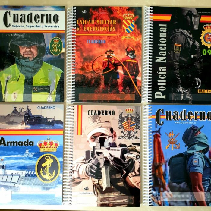 Cuaderno notas personalizado guardia civil