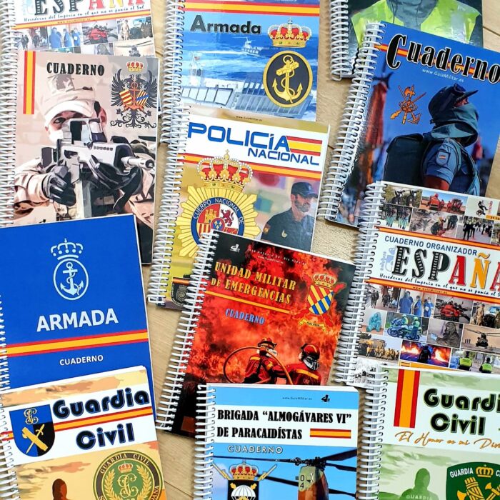 Cuaderno notas personalizado guardia civil