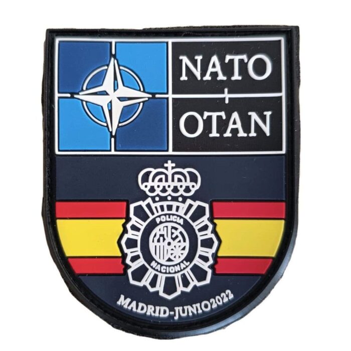 parche pvc otan policía nacional españa madrid