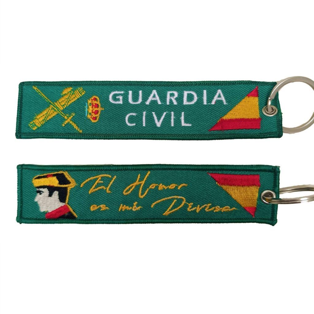 Llavero bordado Guardia Civil España