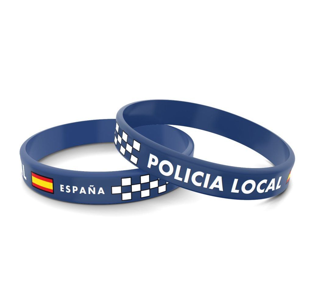pulsera_silicona_niño_policía_local