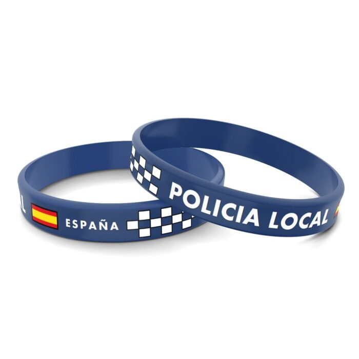 pulsera_silicona_niño_policía_local