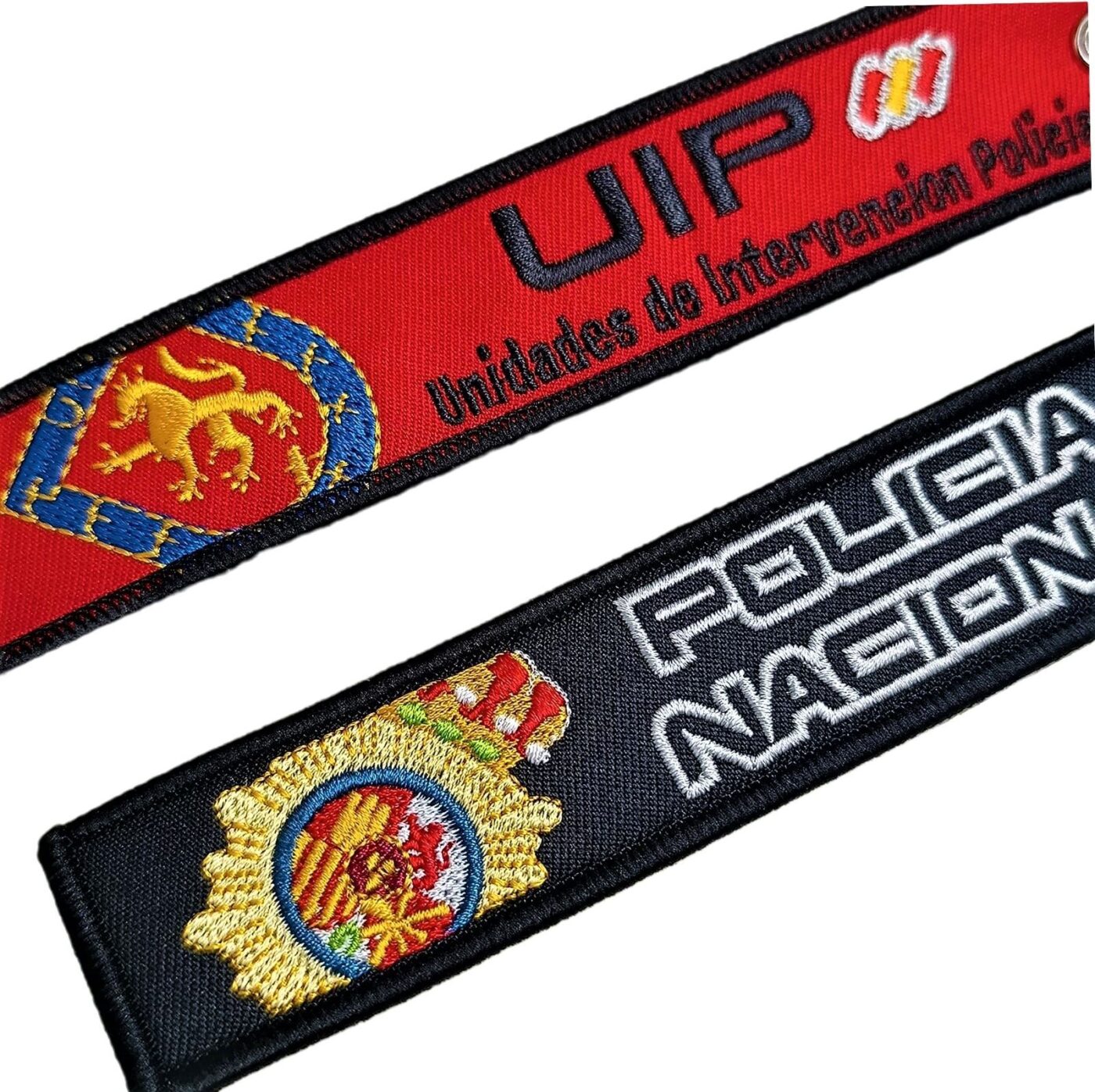 Llavero bordado Policía Nacional