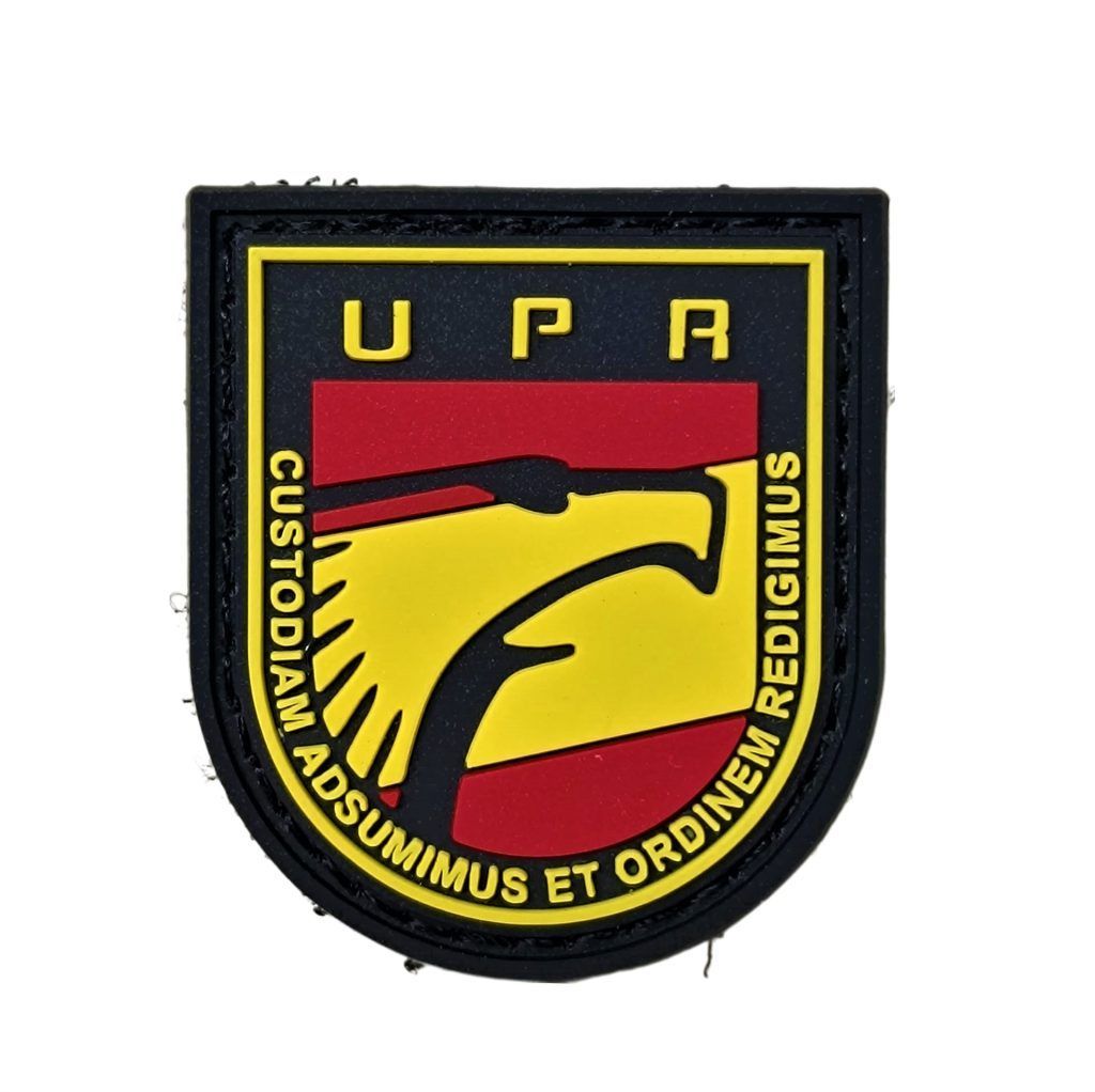 Parche Policía Nacional UPR pecho pequeño