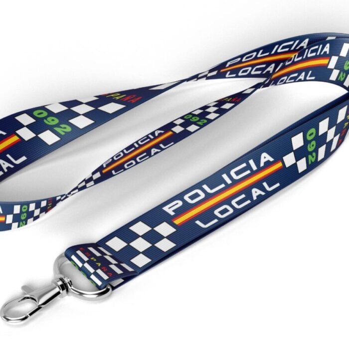 Lanyard policía local España