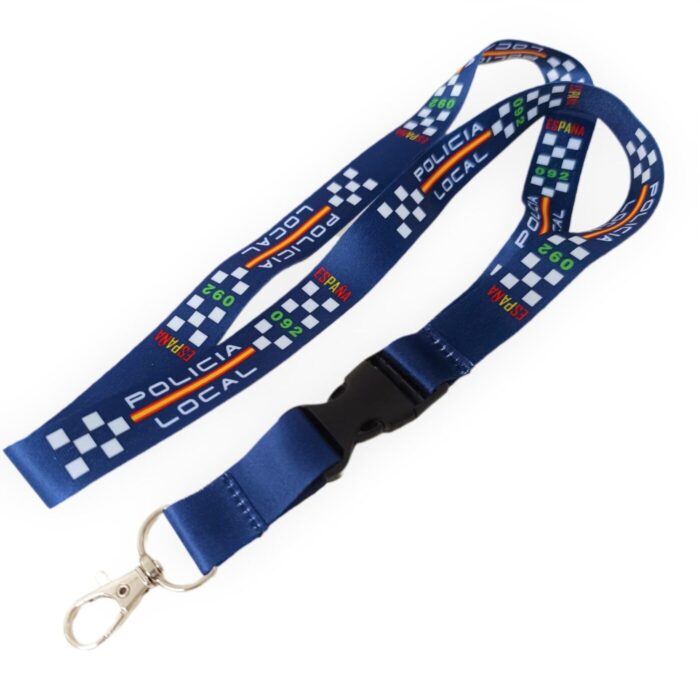 Lanyard policía local España