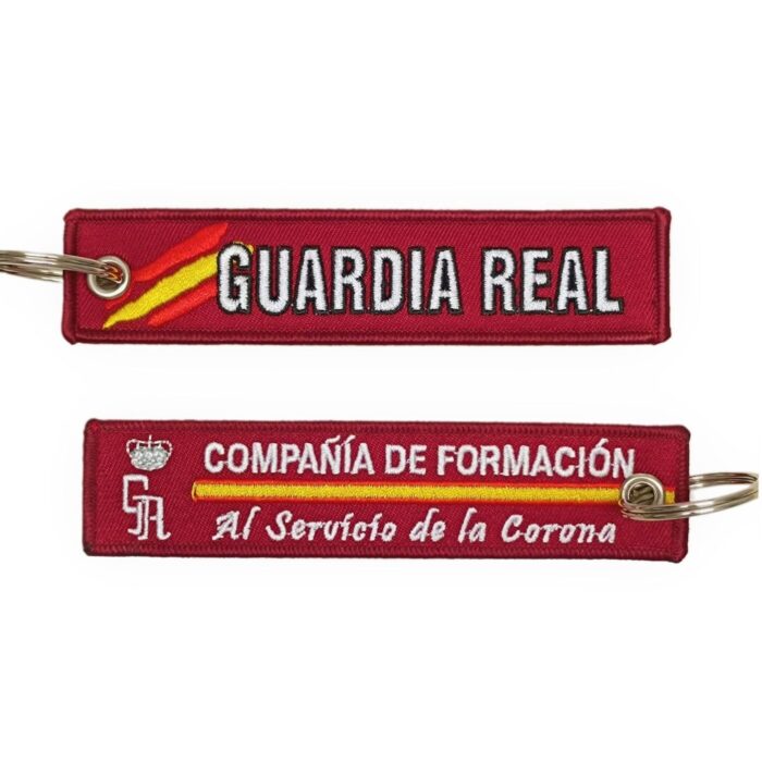 Llavero Guardia Real España bordado