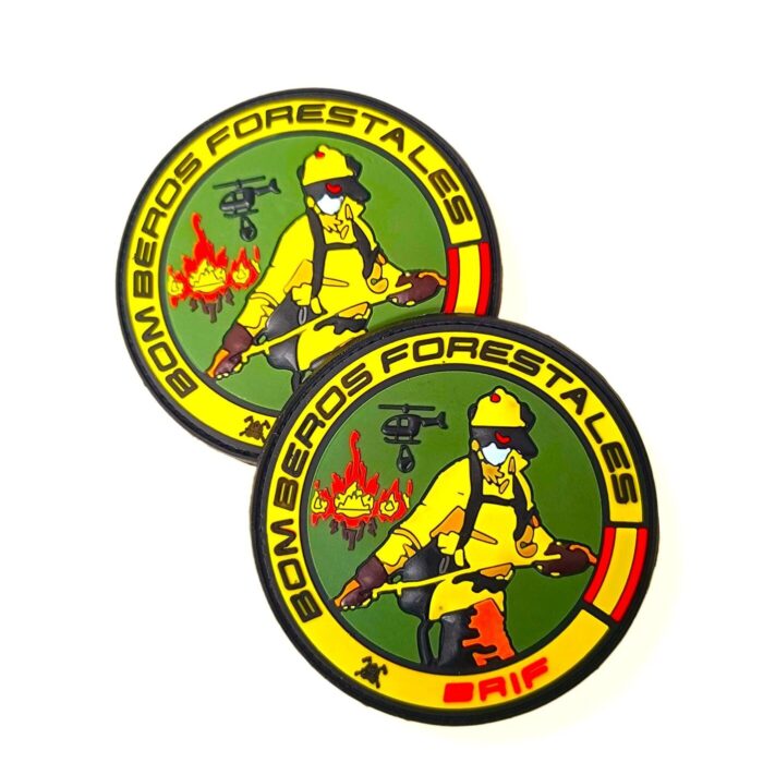 Parche Bombero brigada forestal brif_infoca incendios españa fuego