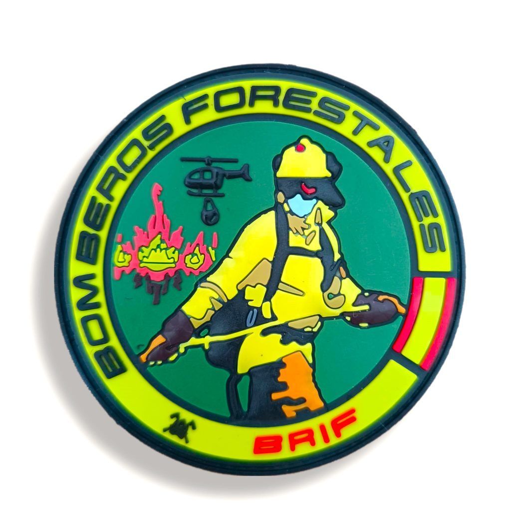 Parche Bombero brigada forestal brif_infoca incendios españa fuego
