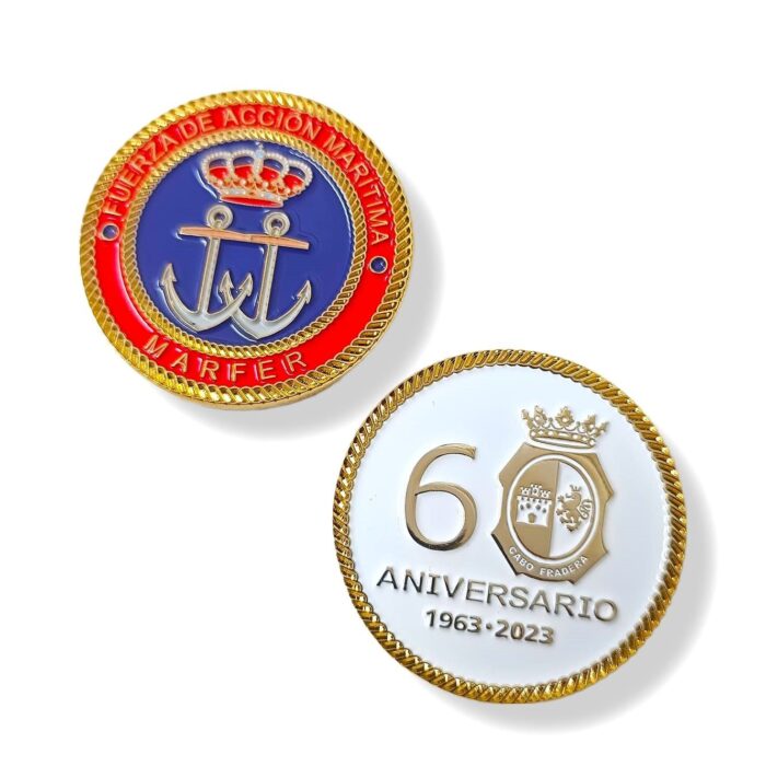 Moneda Aniversario Cabo Fradera Armada