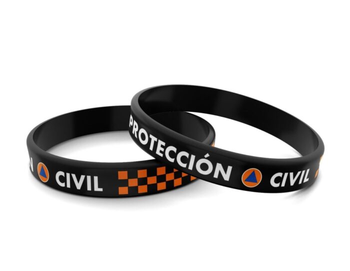 Pulsera silicona Protección Civil