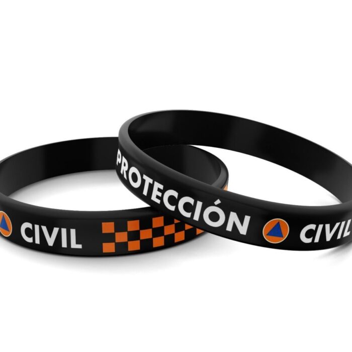 Pulsera silicona Protección Civil