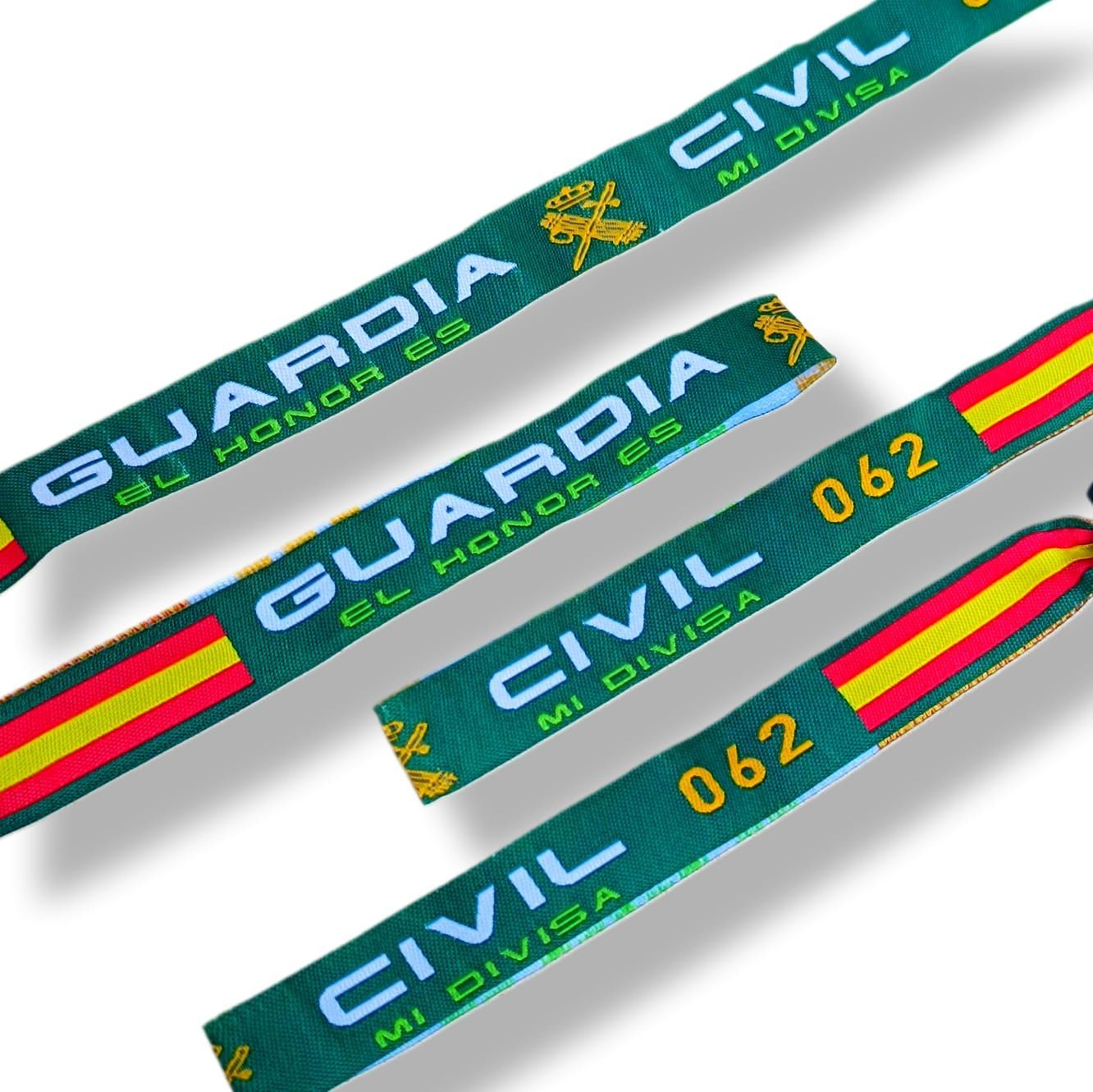 Pulsera tela Guardia Civil