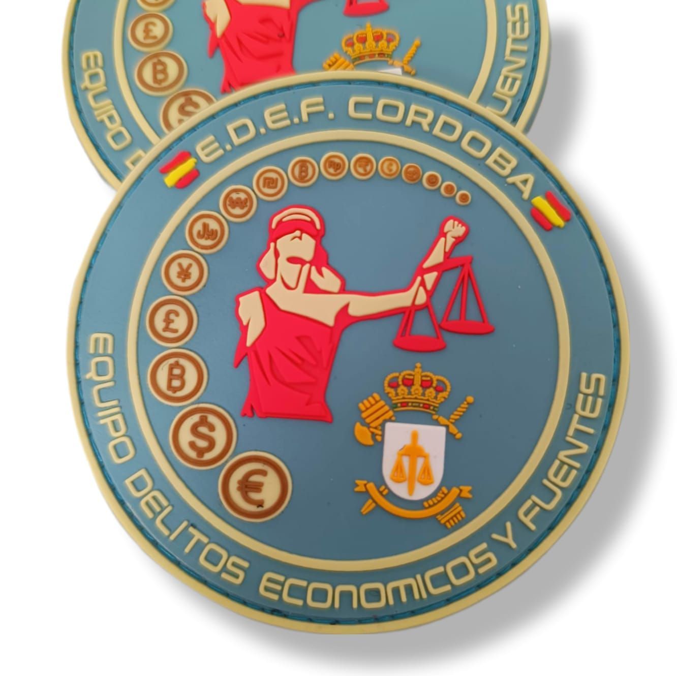 Parche PVC de la Guardia Civil. EDEF Córdoba. Equipo Delitos Económicos y Fuentes - Imagen 2