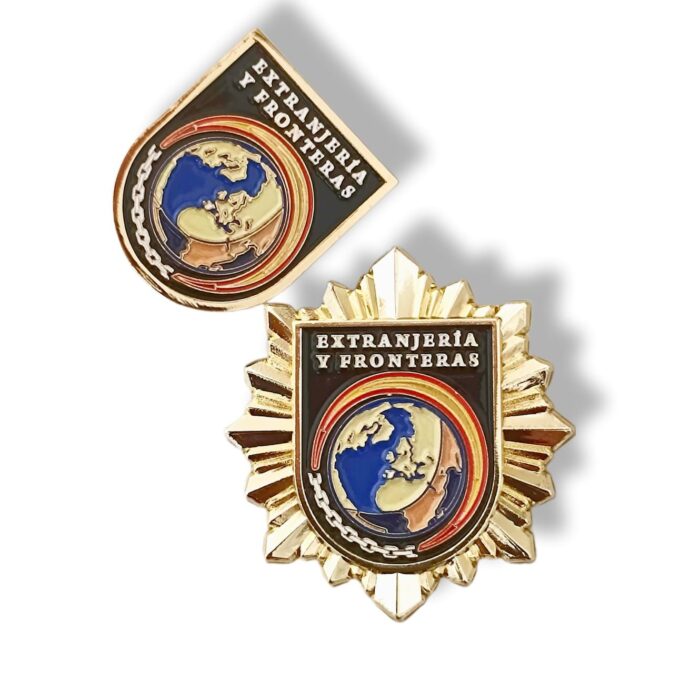 distintivo permanencia extranjería y fronteras policía nacional