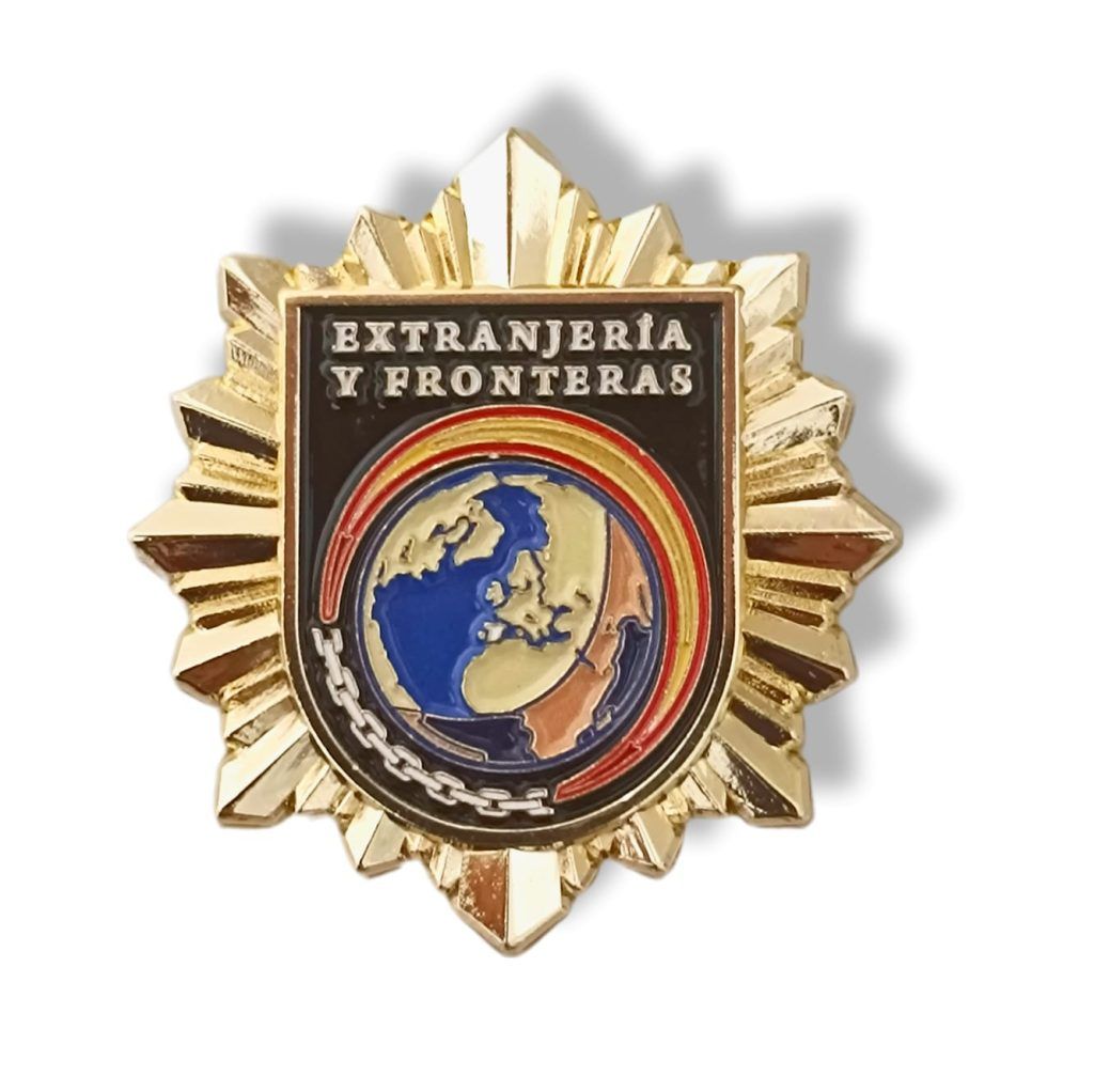 distintivo permanencia extranjería y fronteras policía nacional