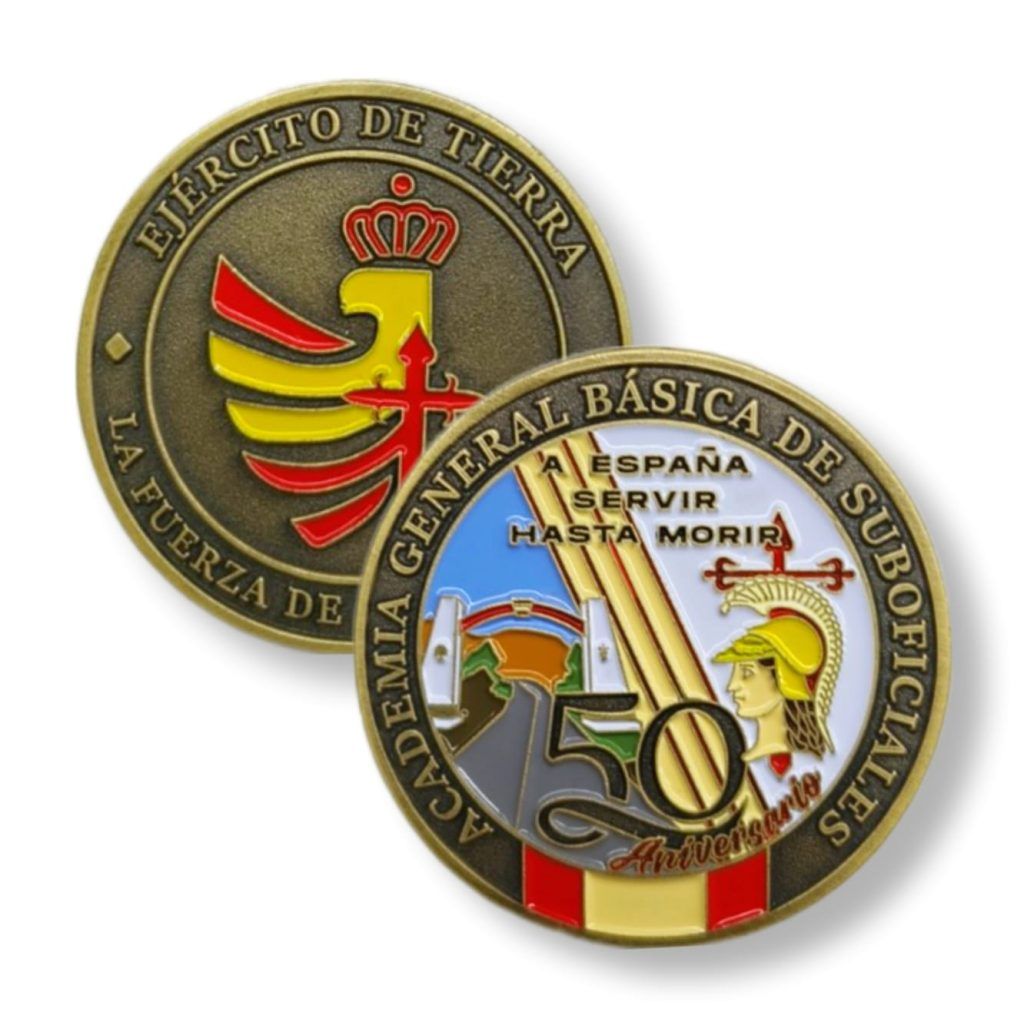 moneda_especial_agbs_50_aniversario_creacion_academia_basica_suboficiales_ejercito_tierra_espana_coleccion_coin_ebs