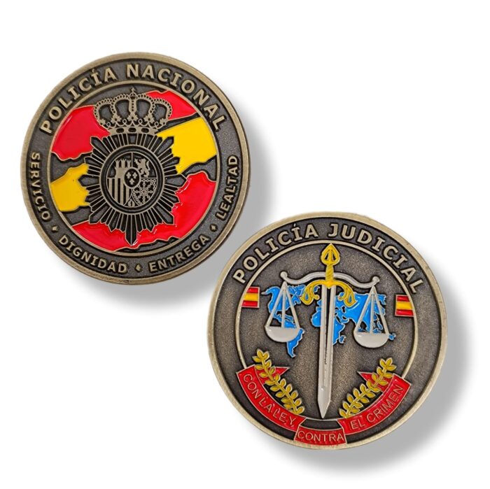 moneda_policia_nacional_cnp_judicial_justicia_españa_colección_cuerpo