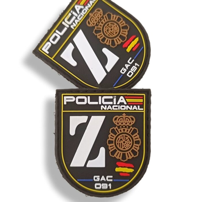 parche gac policia nacional pecho