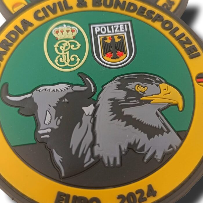 parche colaboración guardia civil bundespolizei alemania españa euro 2024