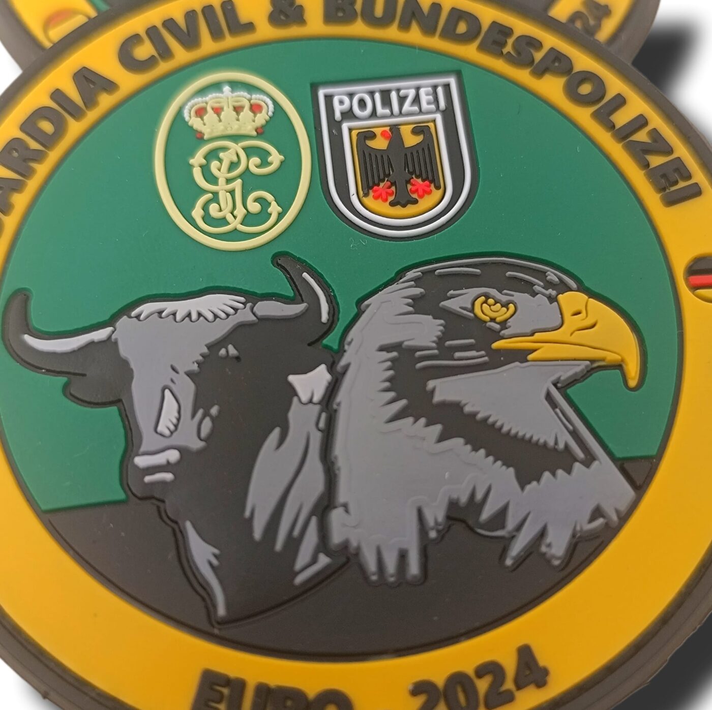 parche colaboración guardia civil bundespolizei alemania españa euro 2024