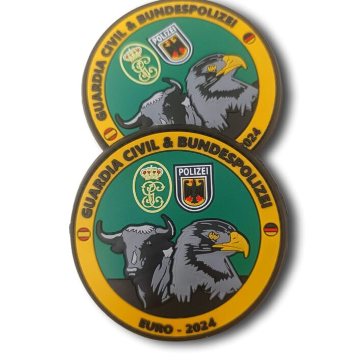 parche colaboración guardia civil bundespolizei alemania españa euro 2024