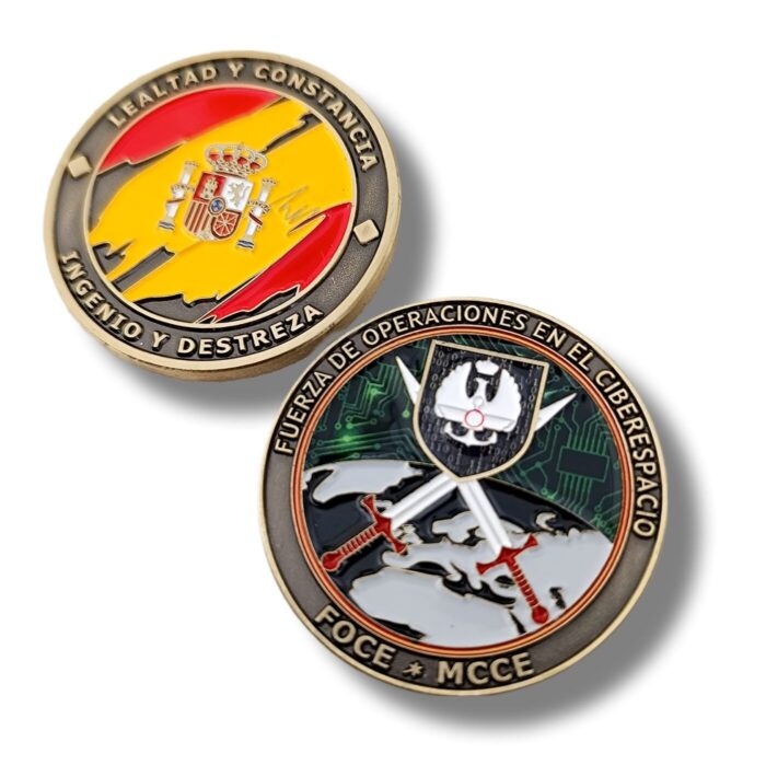 Moneda Fuerza de Operaciones en el Ciberespacio españa foce mcce