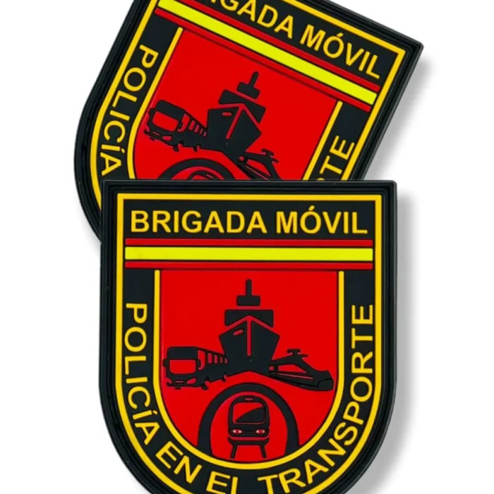 Parche Brigada Móvil Policía en el Transporte de la Policía Nacional