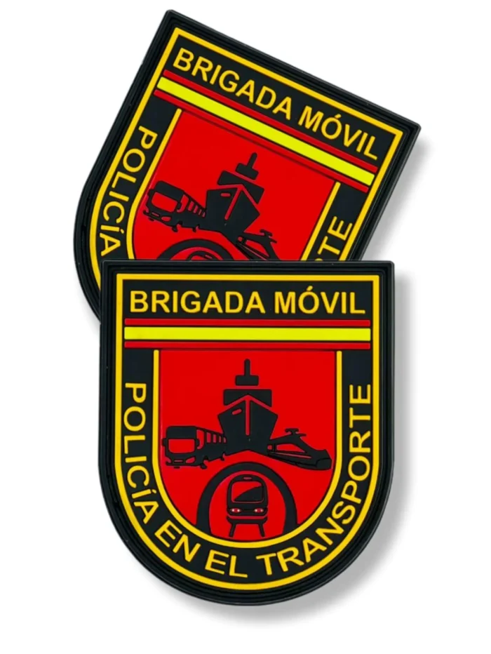 Parche Brigada Móvil Policía en el Transporte de la Policía Nacional