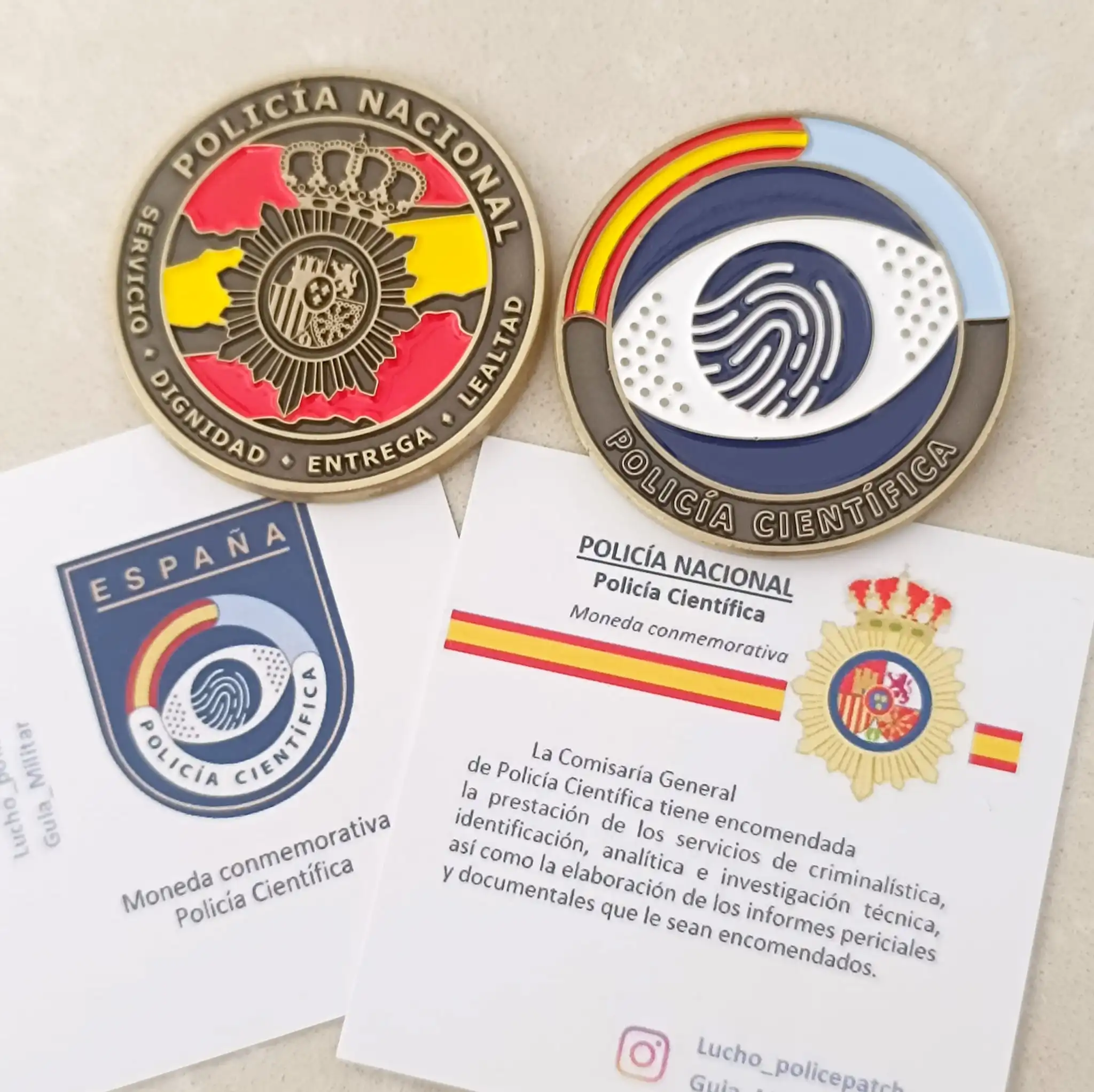 Moneda Policía Científica - Imagen 4