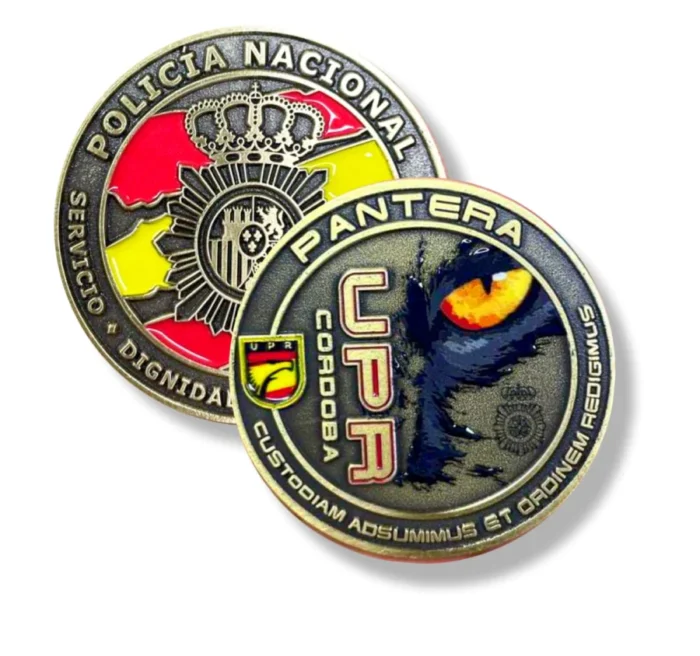 Moneda Policía Nacional UPR Córdoba