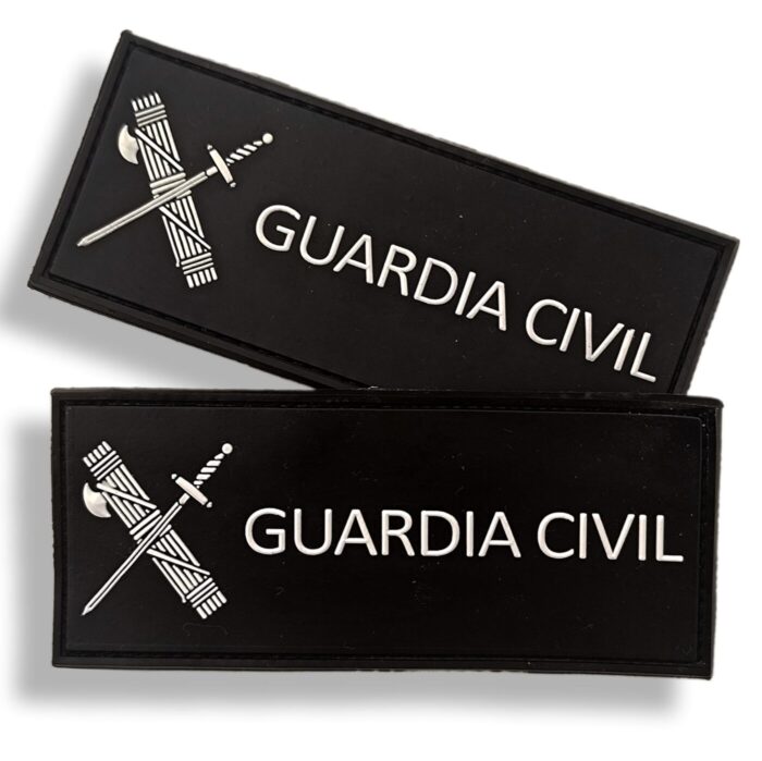 galleta_cinta_guardia_civil_luminiscente_escudo_benemerita_españa_identificación
