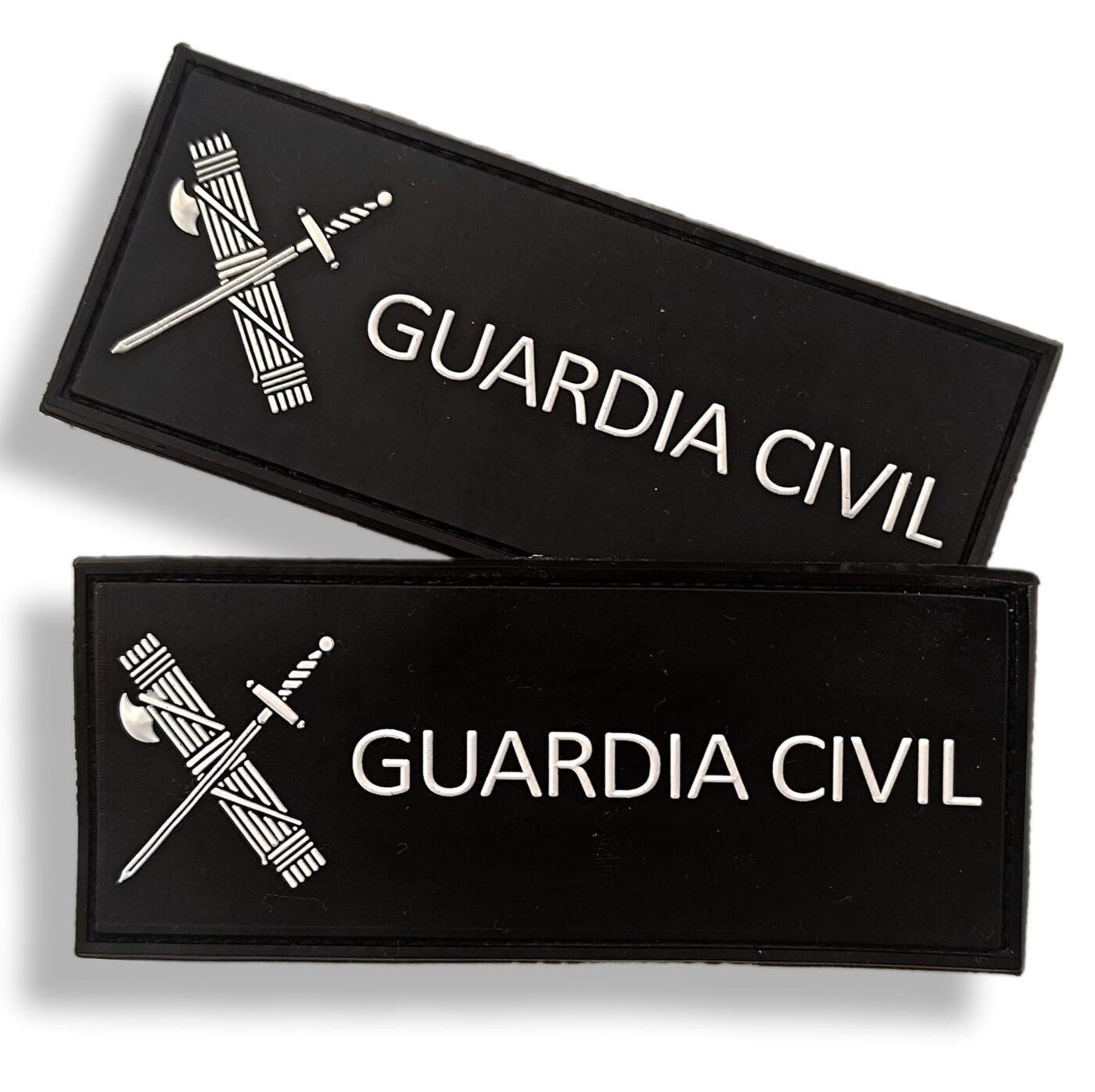 galleta_cinta_guardia_civil_luminiscente_escudo_benemerita_españa_identificación