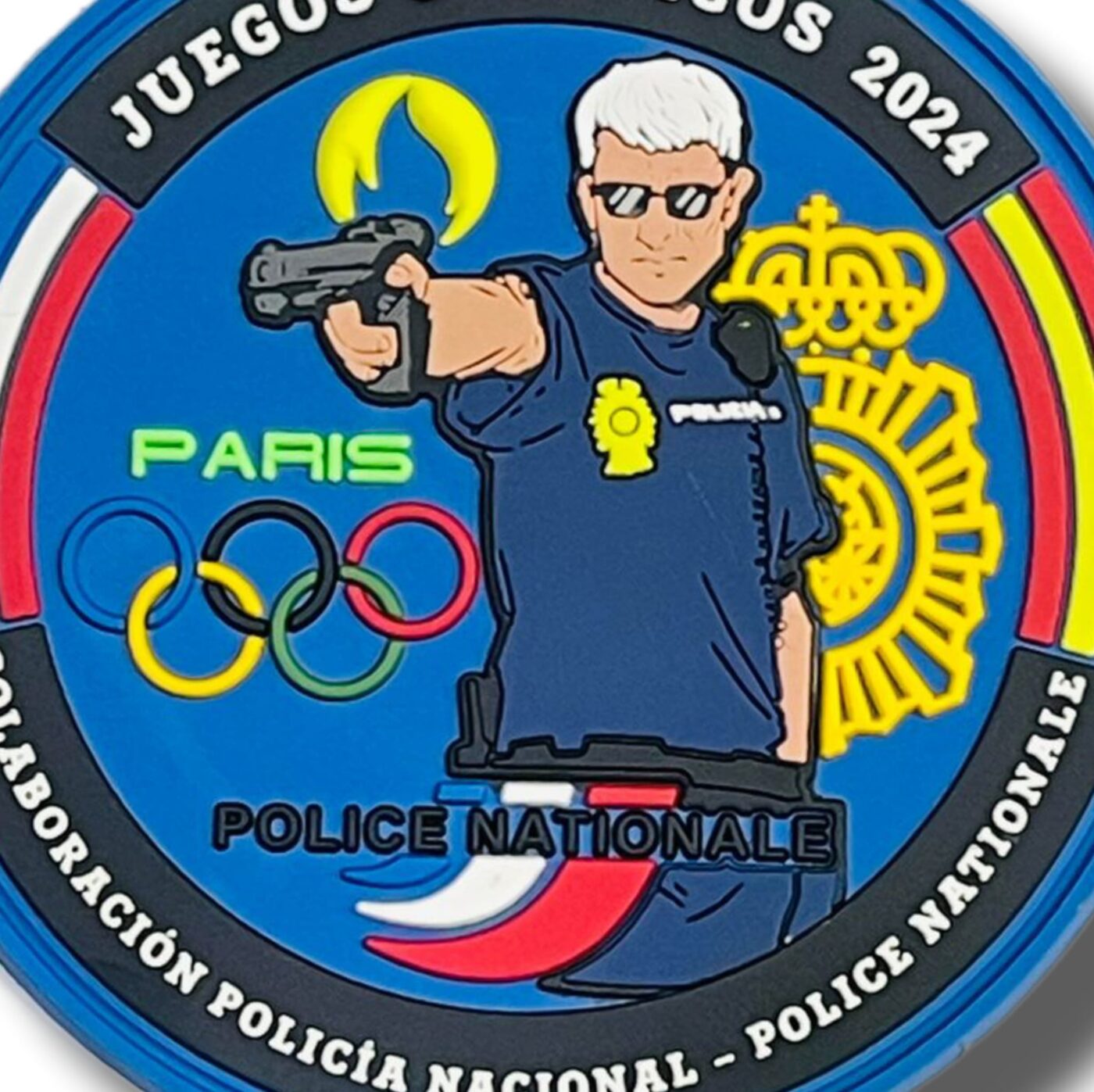parche_colaboración_policía_nacional_juegos_olímpicos_parís_2024_police_nationale_francia