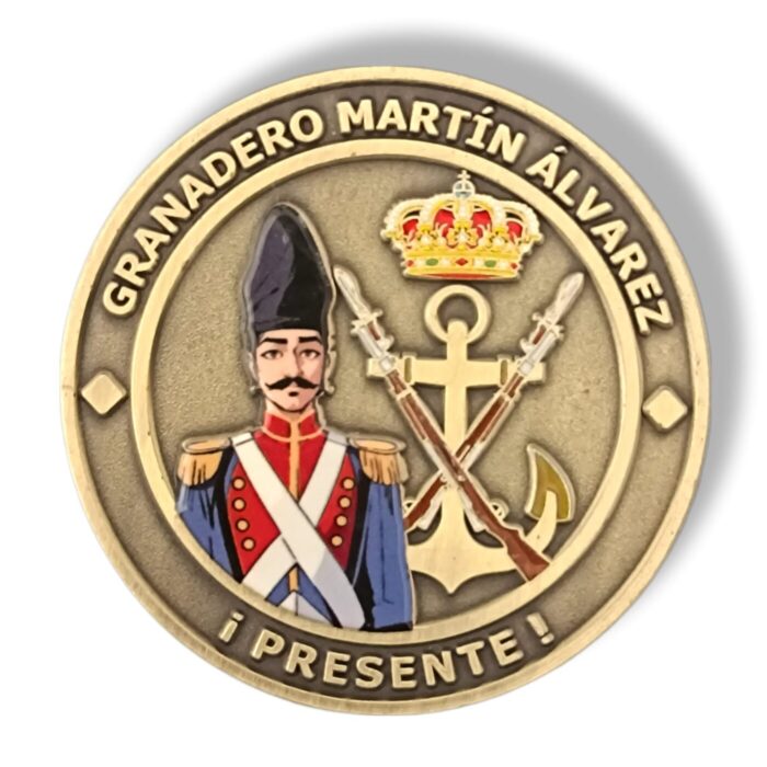 Moneda-Infantería-de-Marina-Granadero-Martín-Álvarez