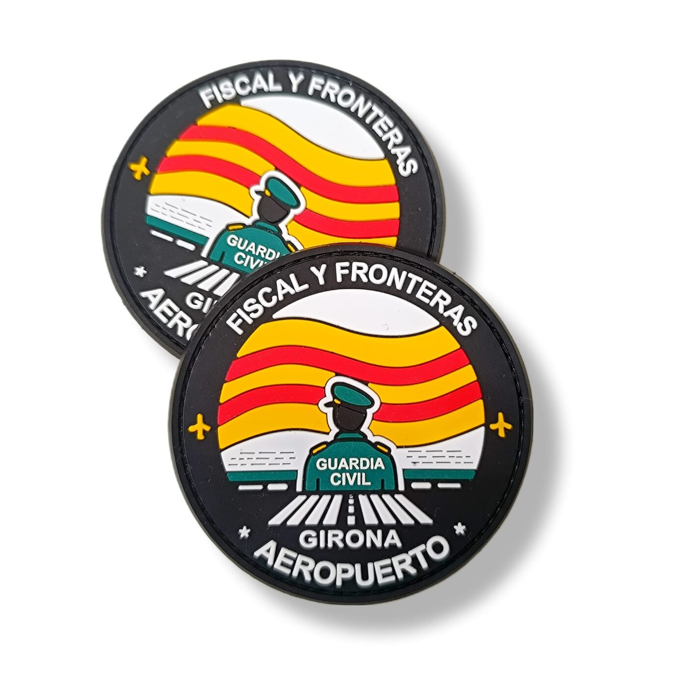 parche_guardia_civil_fiscal_fronteras_aeropuerto_girona_servicio_benemérita_pvc_velcro