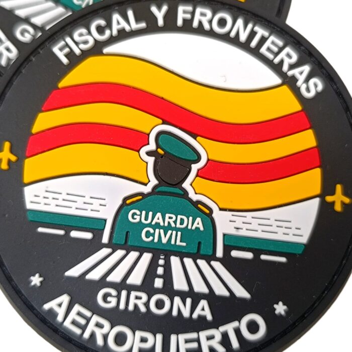 parche_guardia_civil_fiscal_fronteras_aeropuerto_girona_servicio_benemérita_pvc_velcro