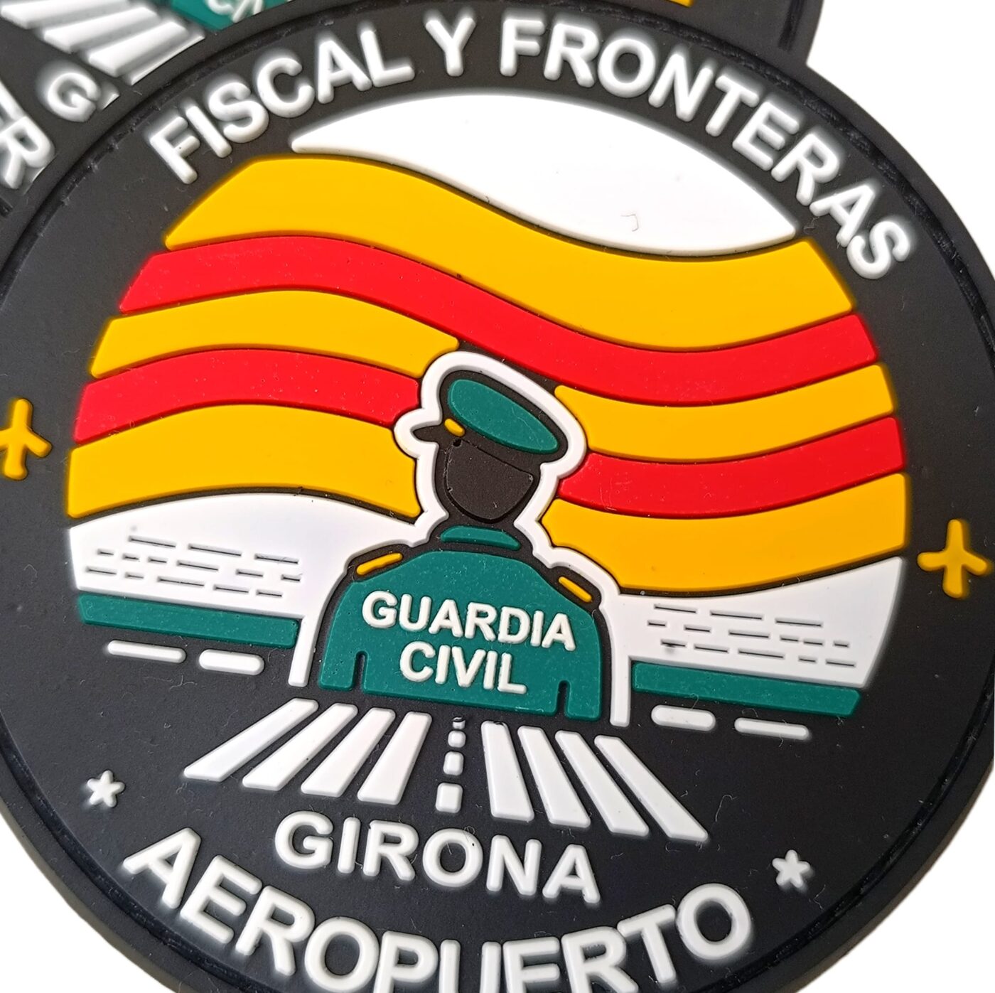 parche_guardia_civil_fiscal_fronteras_aeropuerto_girona_servicio_benemérita_pvc_velcro