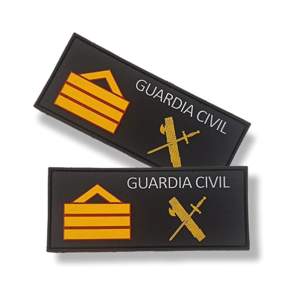 galleta_cinta_identificativa_guardia_civil_sargento_españa_velcro_parche_pvc