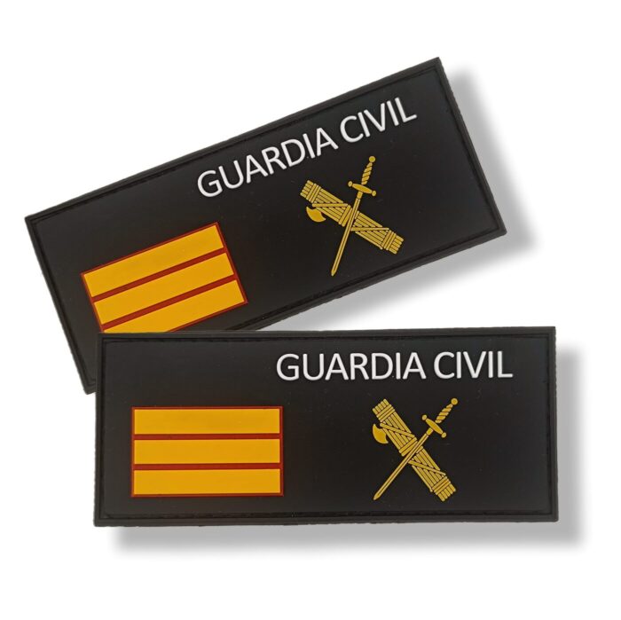 galleta_cinta_identificativa_guardia_civil_sargento_españa_velcro_parche_pvc