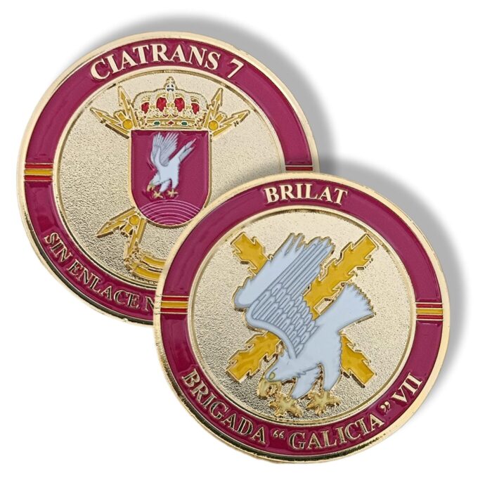 moneda_brilat_transmisiones_brigada_galicia_vii_ejército_tierra_fuerzas_armadas