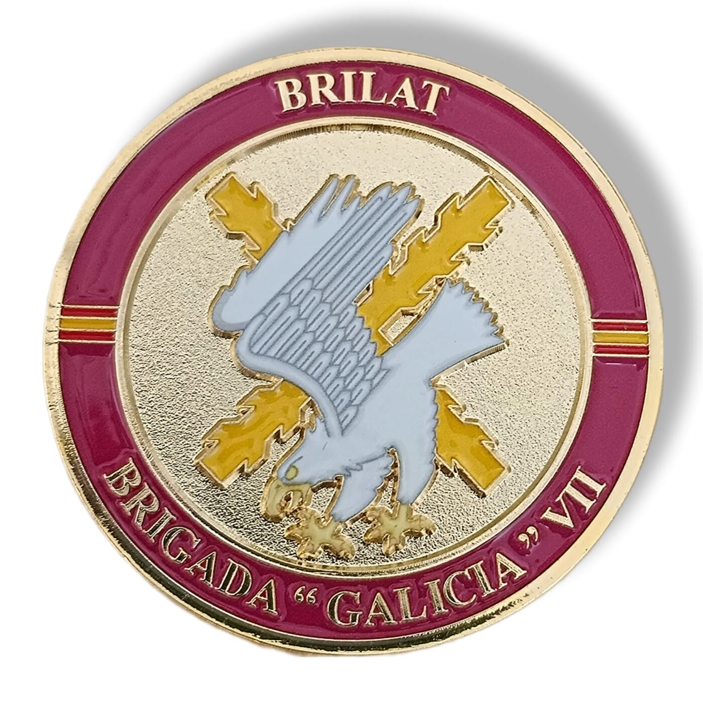 moneda_brilat_transmisiones_brigada_galicia_vii_ejército_tierra_fuerzas_armadas